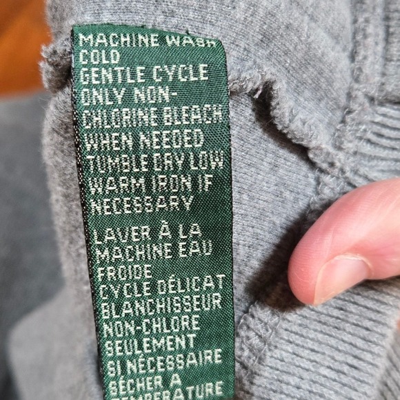 Ralph Lauren Women's Grey Cotton Zip Front Vest Size S Outdoor Clothing Supply - Picture 7 of 7